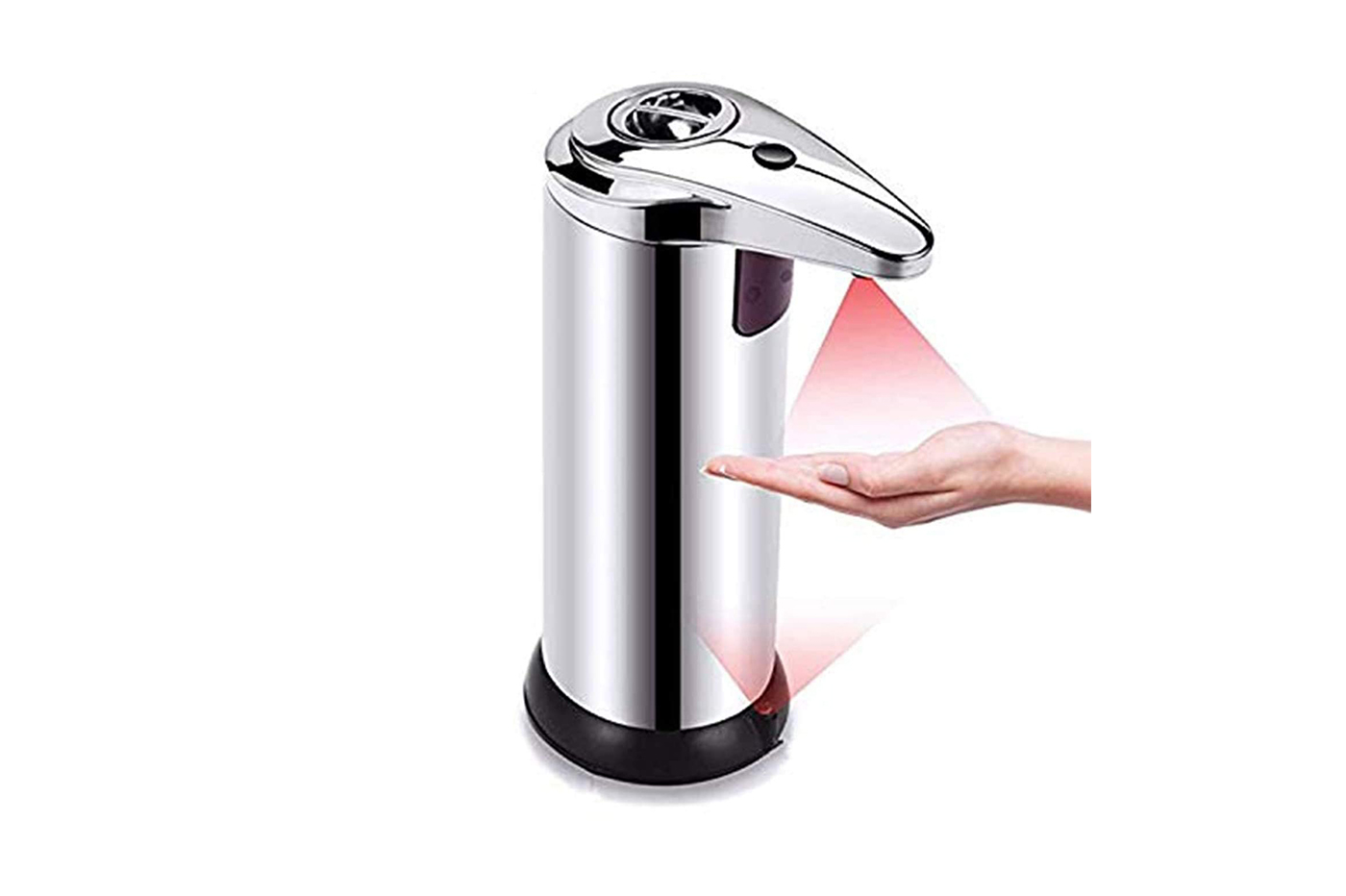 MINKUROW Dispenser Di Sapone Automatico, Dispenser Di Sapone Con Sensore A  Infrarossi Dispenser Di Sapone Moderno Touchless In Acciaio Inox Con Base