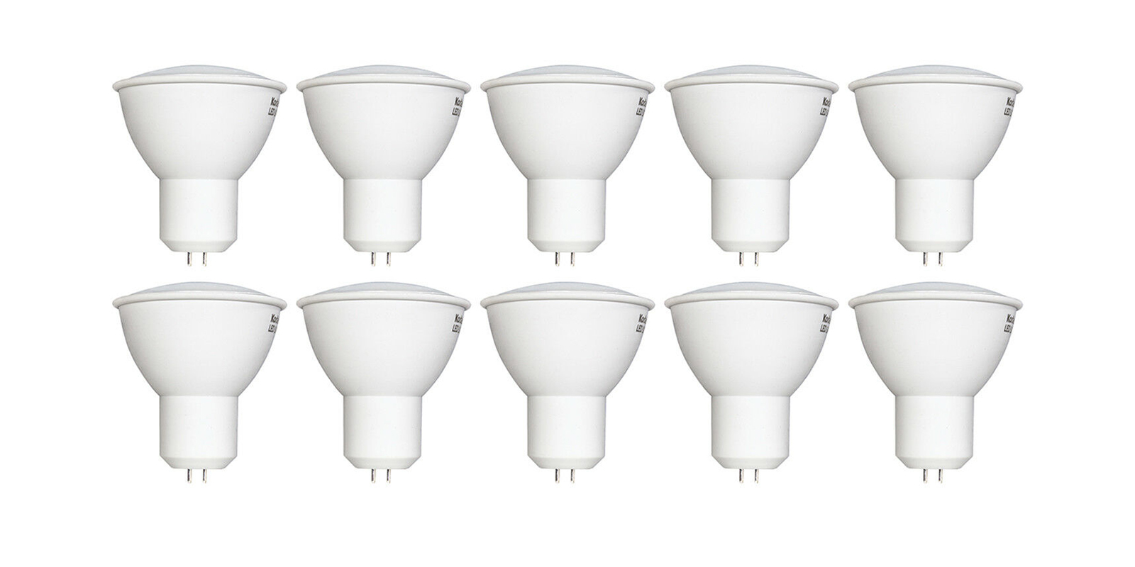 10pz Faretto Led 6W Luce Naturale Smd GU5.3 MR16 12V Kodak 70019 EU 4000K 10 class=img-responsive