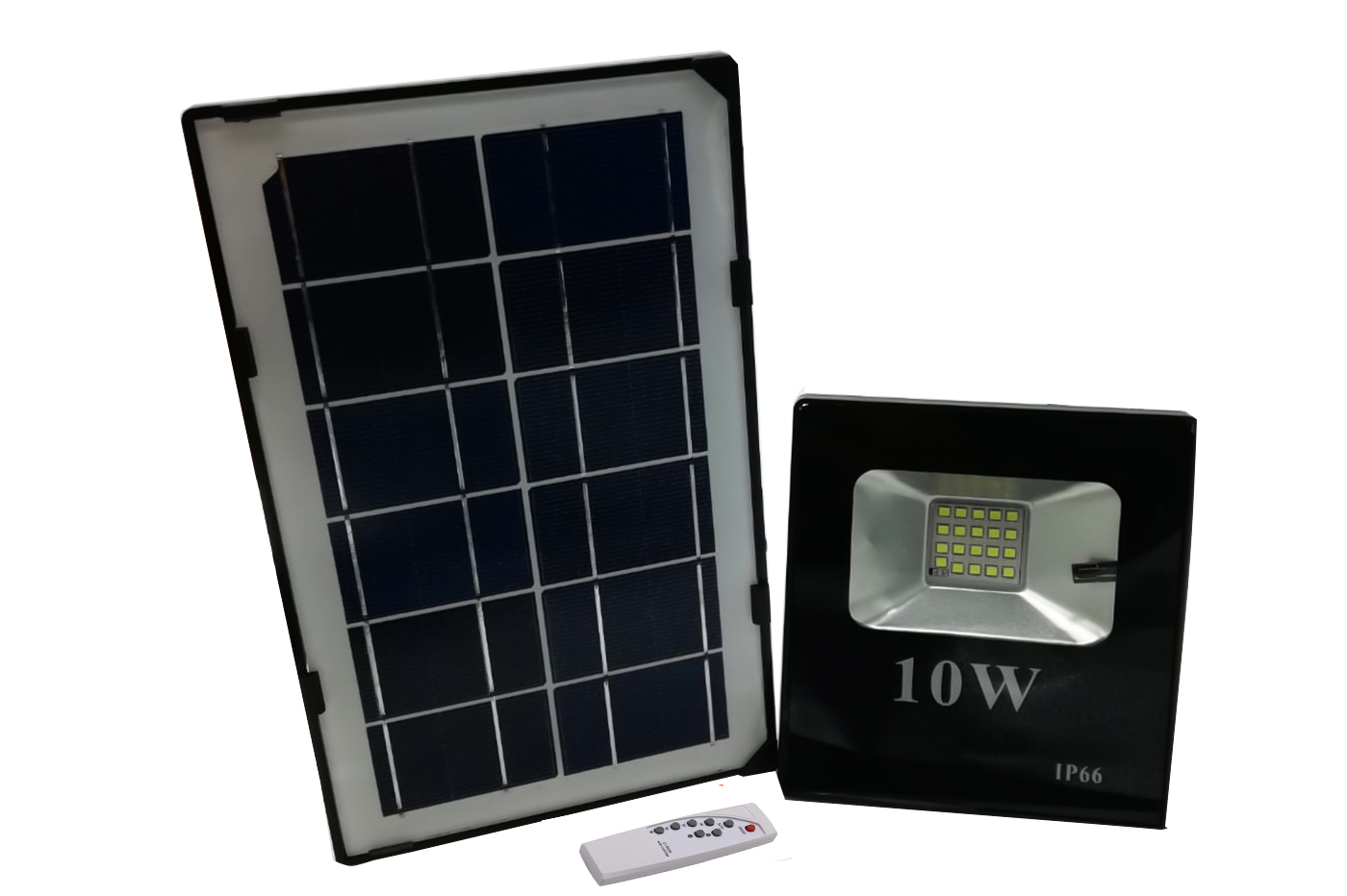 Faro Led 10w Pannello Solare Esterno Luce Fredda Faretto Nero Slim Giardno 13 class=img-responsive