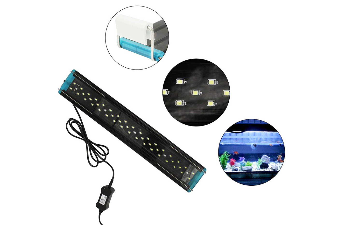 Plafoniera Led Acquario 30 Cm : Bes acquariologia beselettronica lampada led d