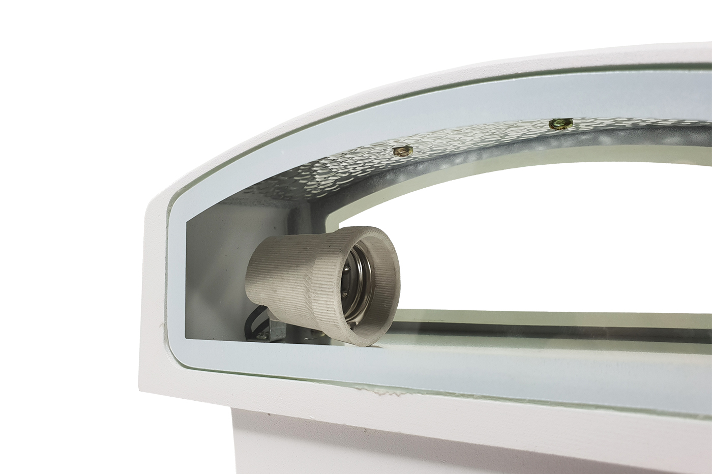 Plafoniere E27 Esterno : Bes applique beselettronica esterno bianco