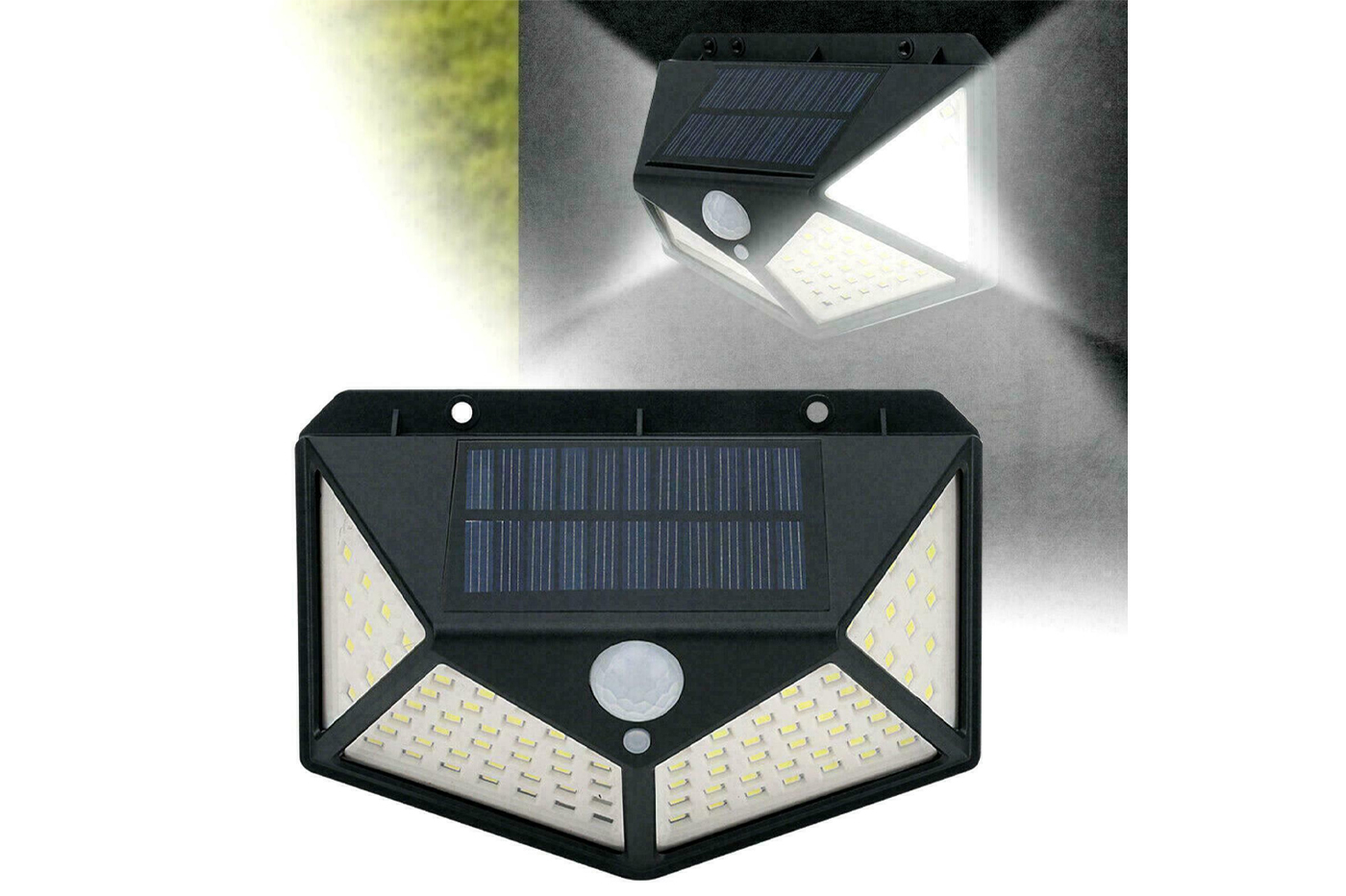 2 PZ LAMPADA SOLARE CON CREPUSCOLARE A LED ILLUMINAZIONE VIALE GIARDINO  31232/2