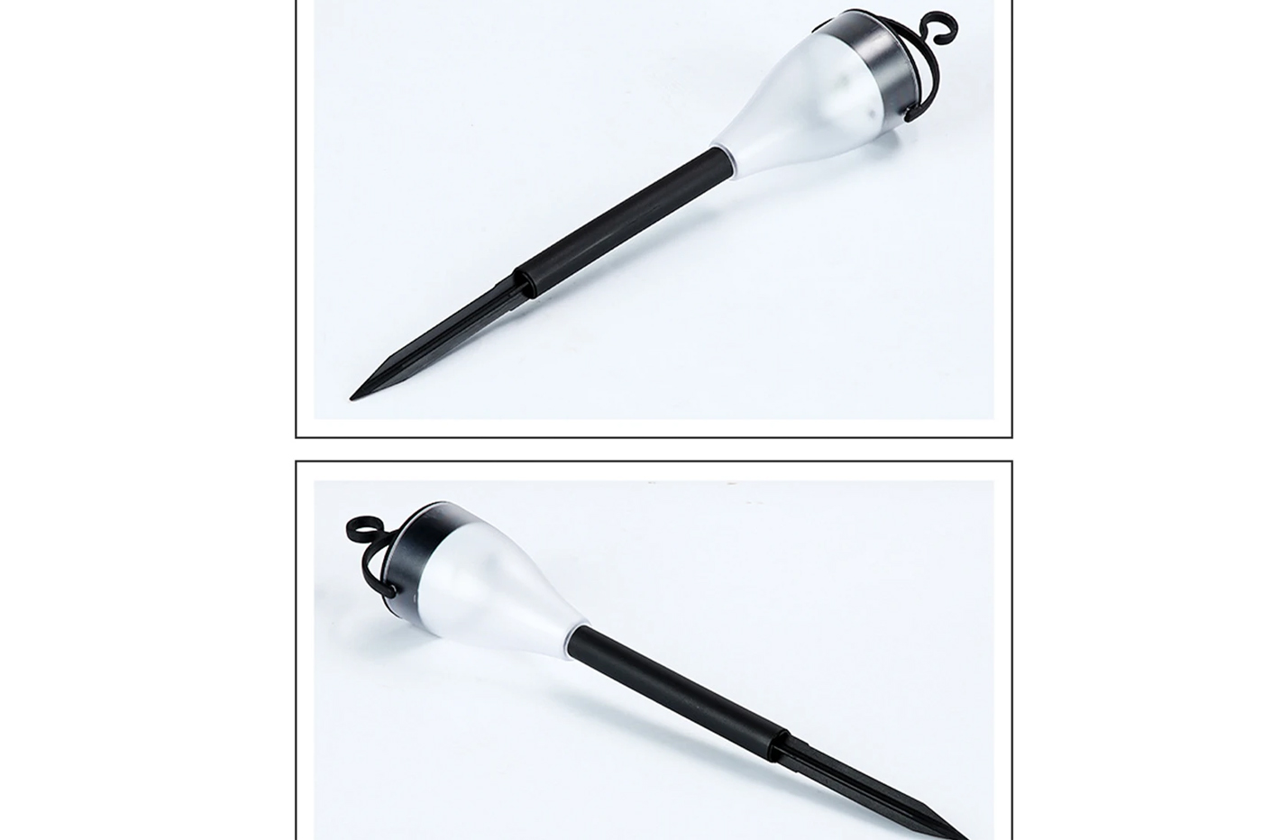 Picchetto Faretto LED Solare Da Giardino Lampada LED Segnapasso Luce Fredda RGB 12 class=img-responsive