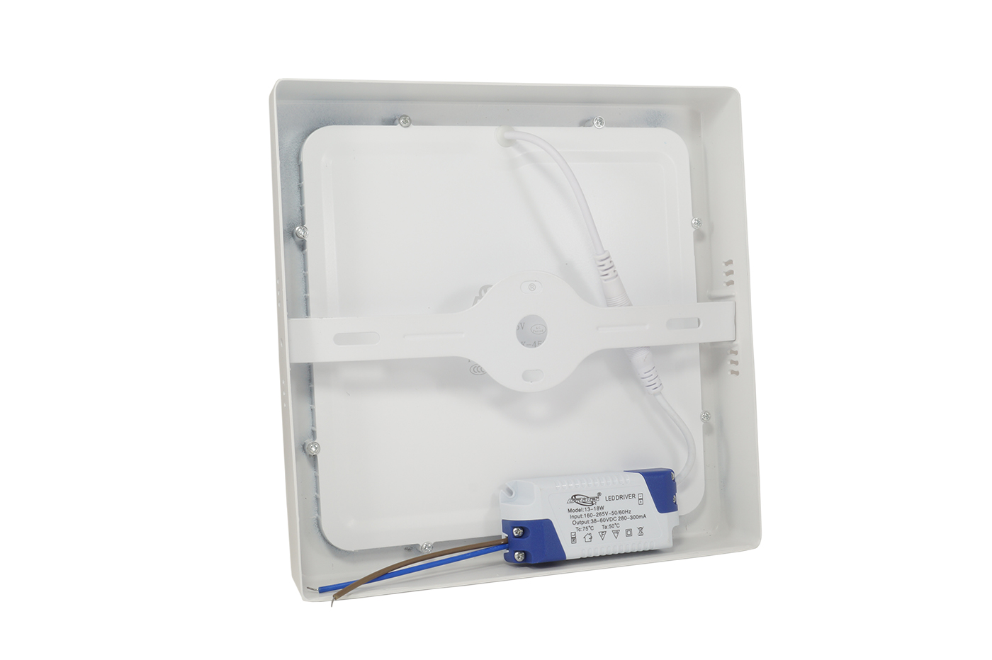 Plafoniera Led Esterno Soffitto : Plafoniera led soffitto w quadrato luce naturale faretto