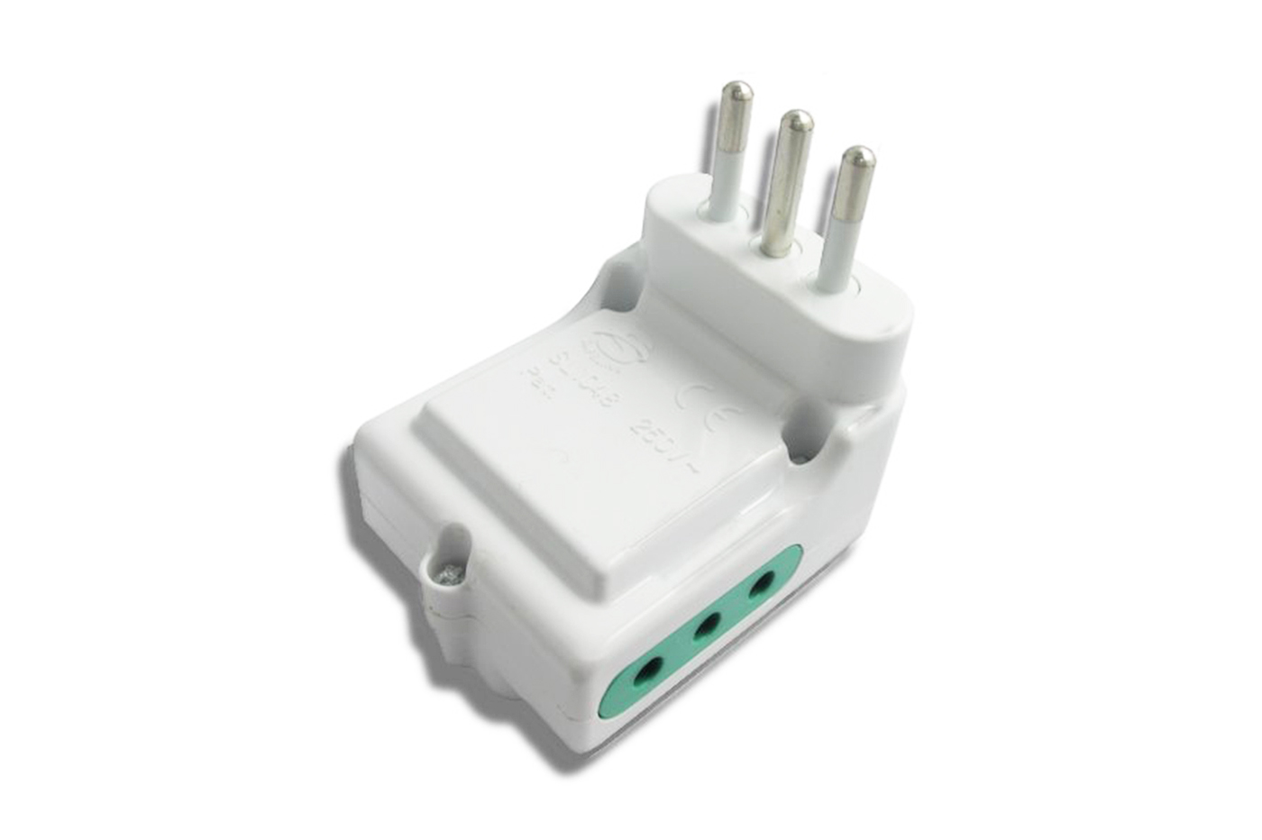 Multipresa Telefonica RJ11 6P4C – 5 Uscite Femmina Con Cavo 20cm E Staffa Fissaggio
