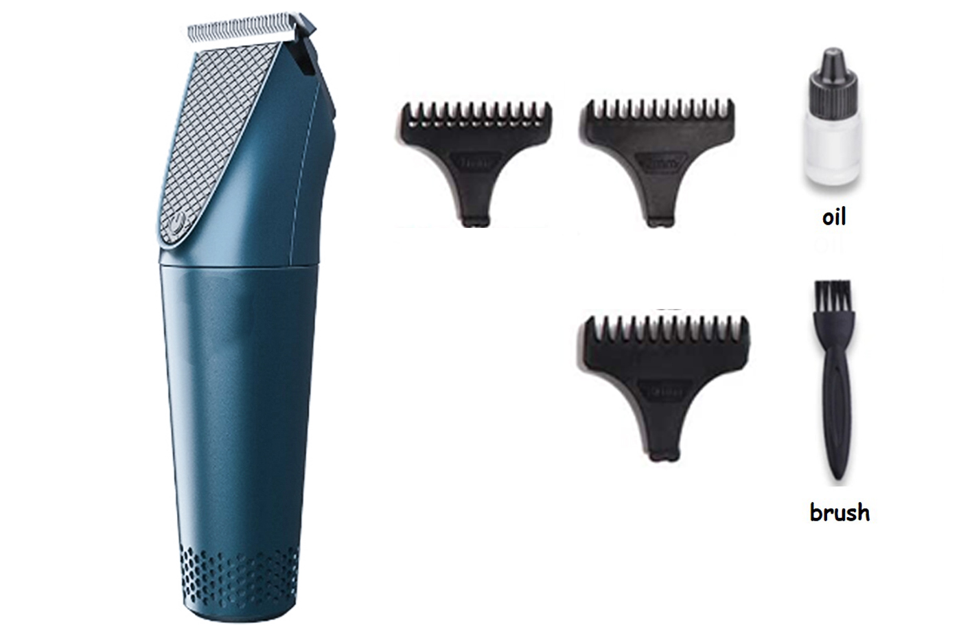 Rasoio Macchinetta Elettrico Barba Capelli Smart Professionale + 4 Misure  Tagliacapelli Regola 