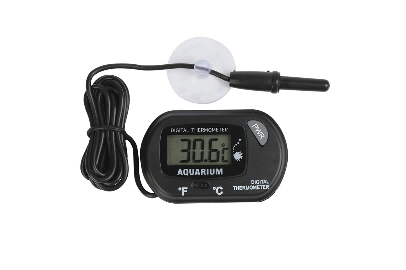 BES-28287 - Acquariologia - beselettronica - Termometro Digitale Acquario  Terraio a Batteria Mini Display LCD Ventosa Esterno