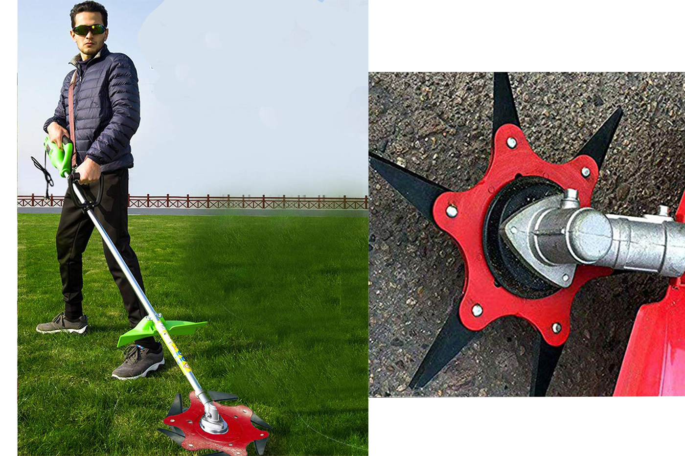 Testina Decespugliatore Disco 6 Lame Ricambio Tagliaerba Rasaerba Tosaerba 6 class=img-responsive