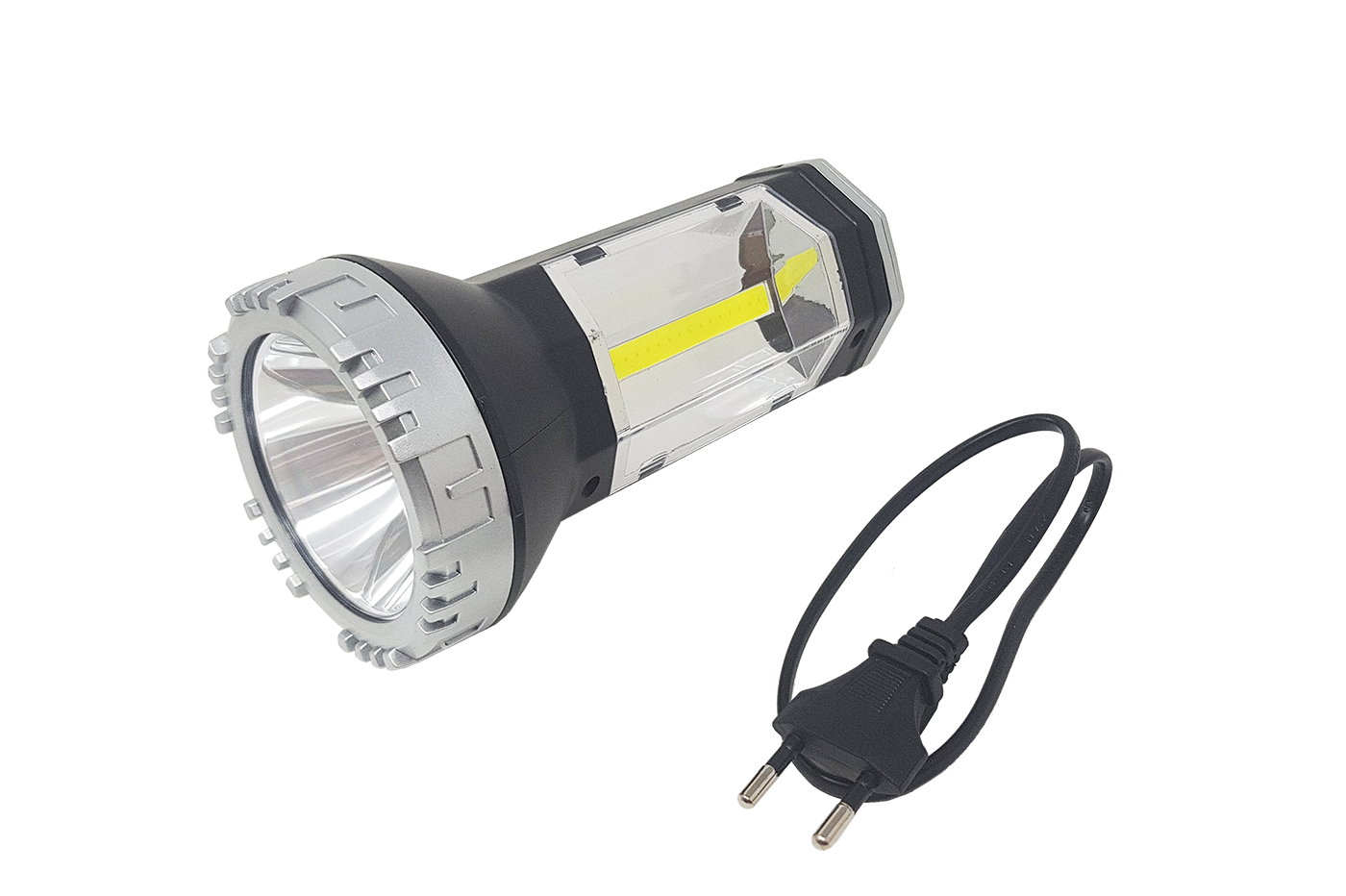 Torcia Led 5W Lampada Portatile Ricaricabile Multifunzione Luce Fredda T-50